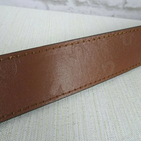 NWT TRUE RELIGION Reversible Buckle Belt Able Horseshoe Harness 38 - Picture 9 of 11